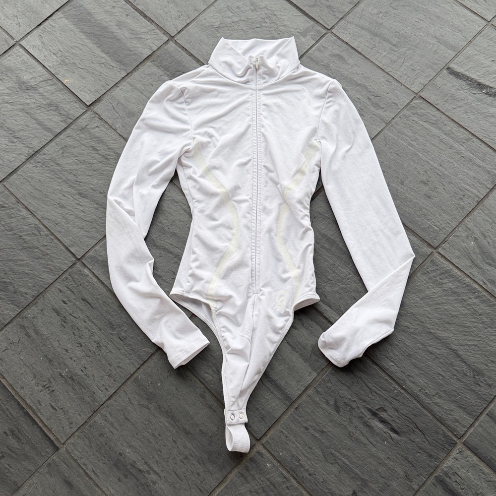Good American Long Sleeve Front Zip Bodysuit - Picture 4 of 6